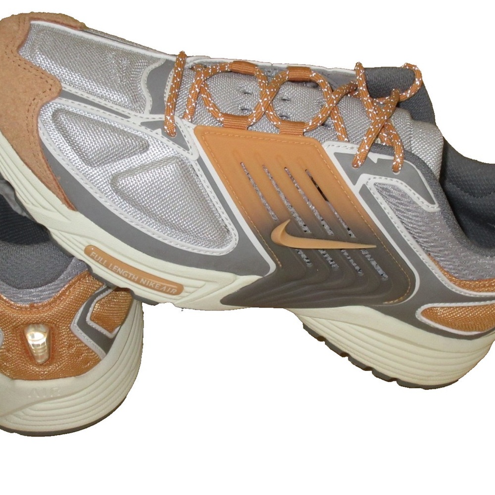 Nike Men's Air Pegasus Wave PRM Running Shoes Grey Copper Moon Size NIB